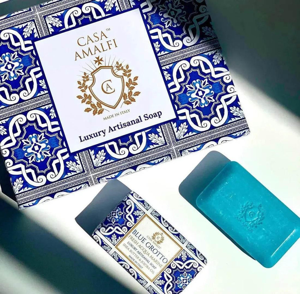 CASA AMALFI BLUE MAIOLICA 3 SEIFEN-GESCHENKSET