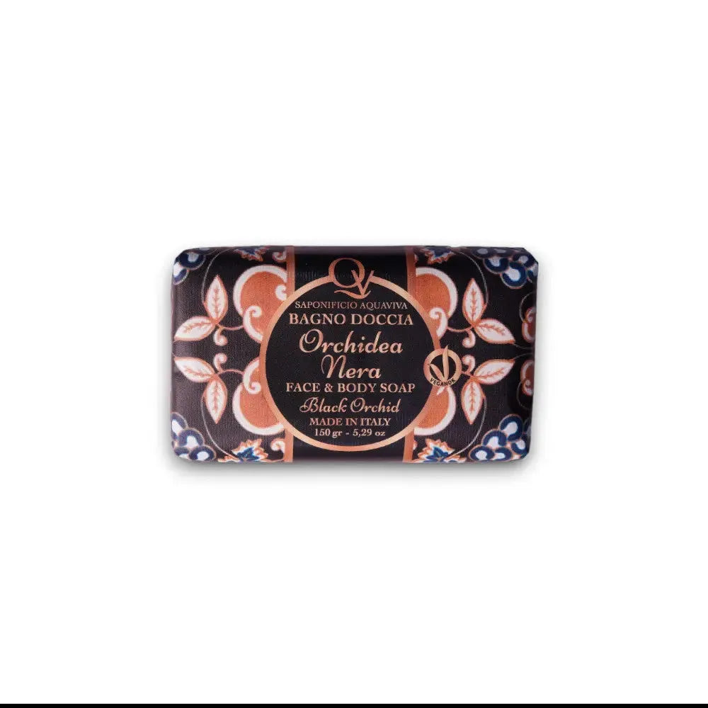 Saponifico_Aquaviva_Orchidea_Nera_Face_Body_Soap_-_2 - BLACK ELIXIR - Maison de Parfum